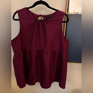 Sleeveless PeplumTop